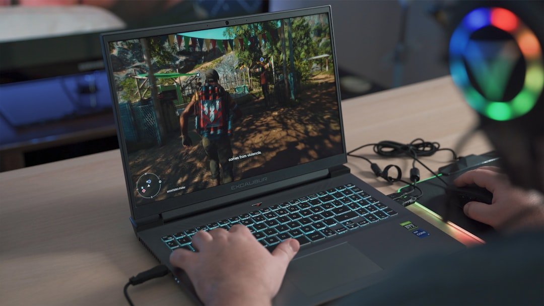 Photo Gaming laptop